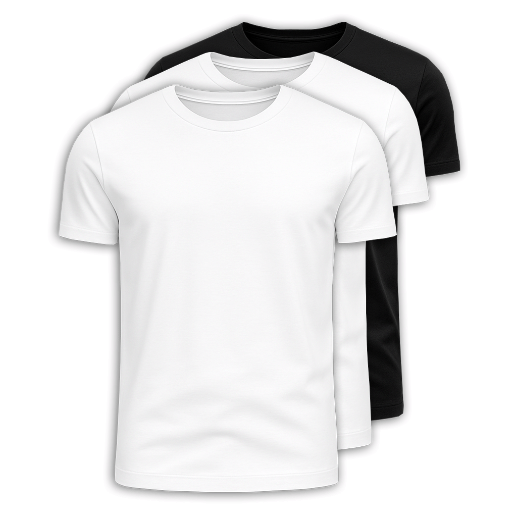 Kit 3 Camisetas Pima Premium Fiorinni