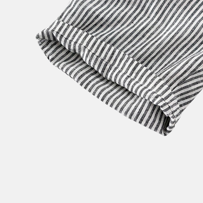 Bermuda Masculina Linho Listrada