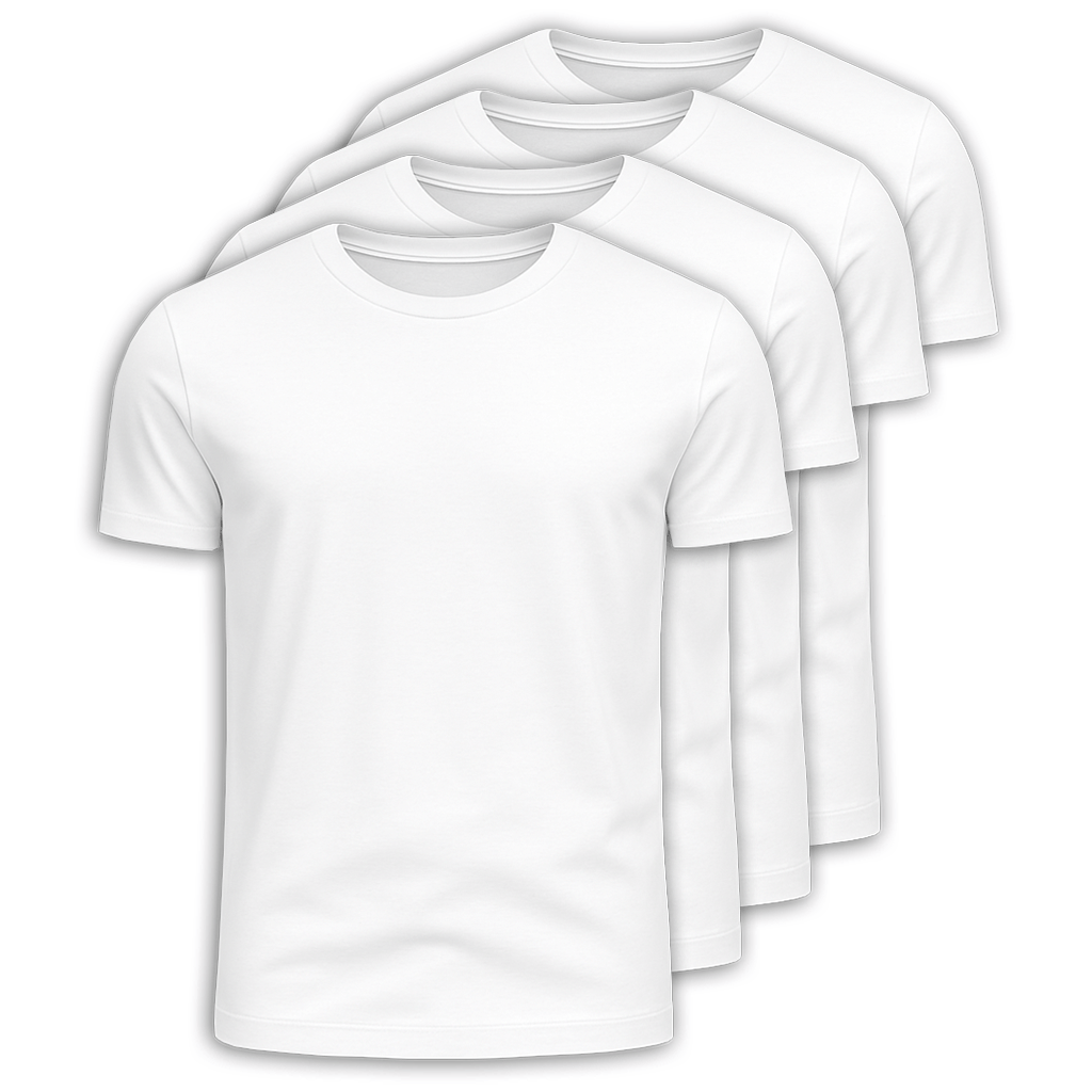 Kit 4 Camisetas Pima Premium Fiorinni