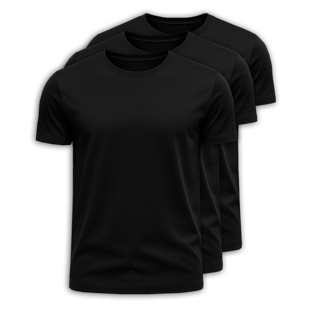 Kit 3 Camisetas Pima Premium Fiorinni